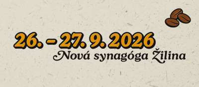 Pozvánka na festival kávy v Novej synagóge v Žiline
